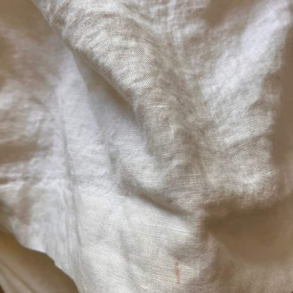 J. Crew 100% linen white mini skirt size 4 - Picture 5 of 6